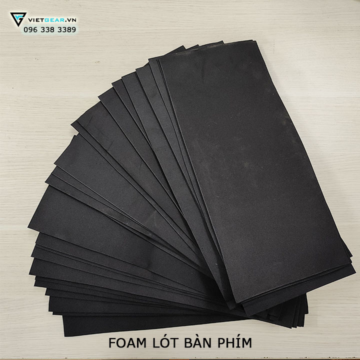 Tấm lót tiêu âm bàn phím cơ, foam lót bàn phím cao su non