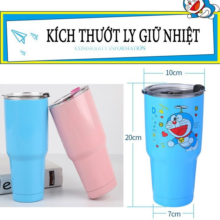 Combo ly giữ nhiệt thái lan 900ml tặng kèm túi đựng, ống hút và cọ rửa - ly thái màu - ly giữ nhiệt nóng lạnh thái lan kèm phụ kiện