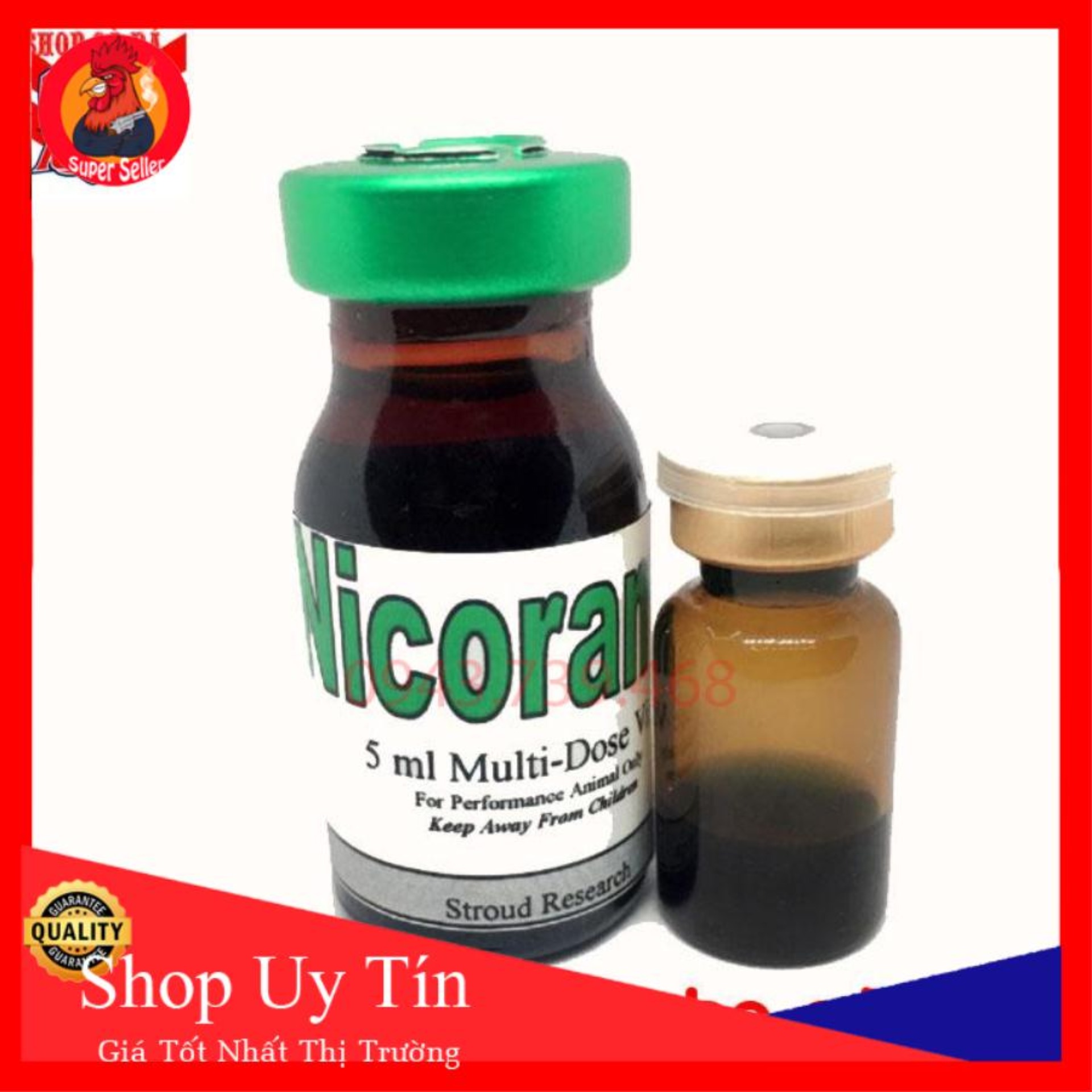 nicoramin 1ml cho gà đá