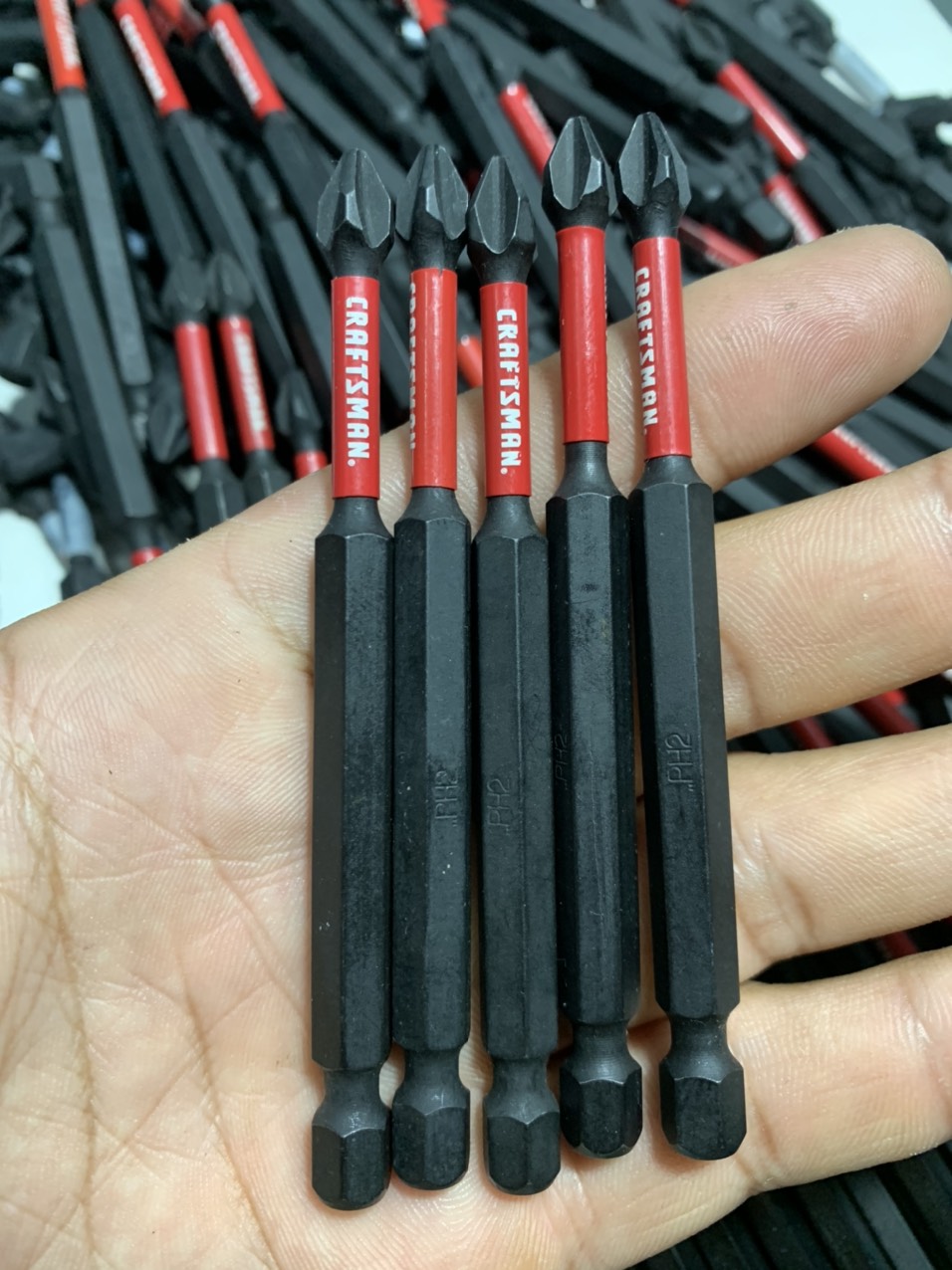 Mũi vít CRAFTSMAN PH2 dài 90mm chính hãng có từ ( SL : 1 mũi )