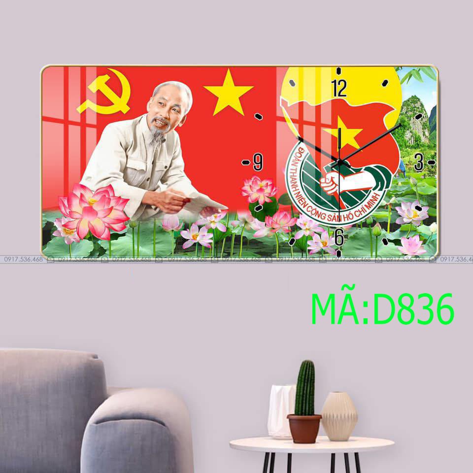 Tranh Đồng Hồ Tráng Gương 5D