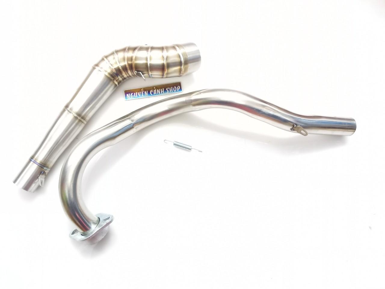 cổ pô exciter 150 gắn lon mẫu STB