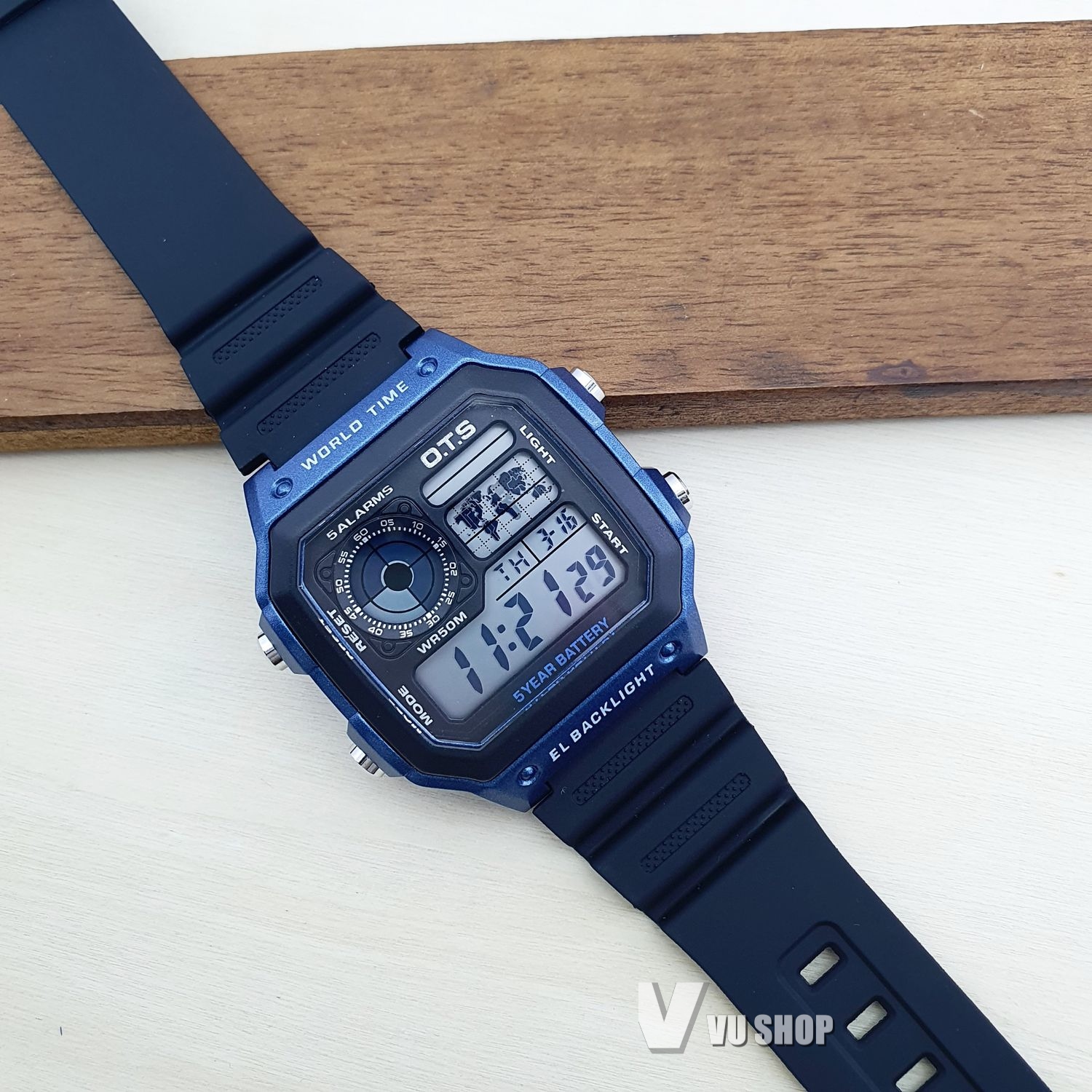 O.T.S Men's Watch 7039G - Multifunction