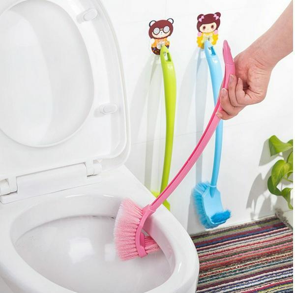 [HCM] COMBO 2 Bàn Chải Chà Toilet 2 Đầu