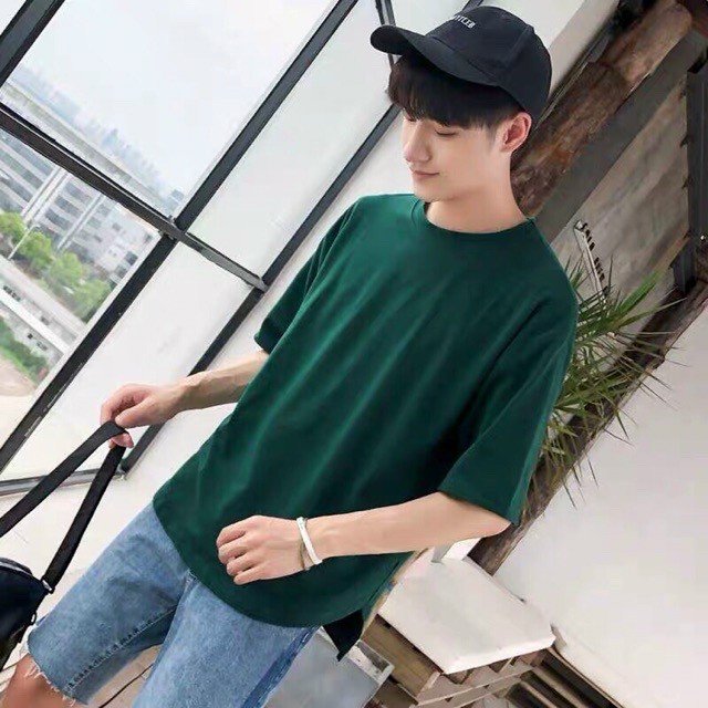 Áo thun Nam nữ Unisex vạt bầu cực đẹp vải cotton