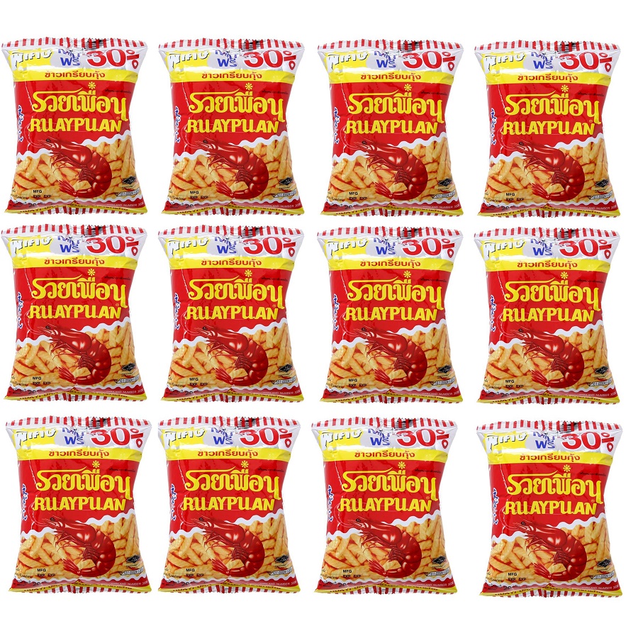 SNACK TÔM THÁI RUAY-PUAN 20GR THÁI LAN