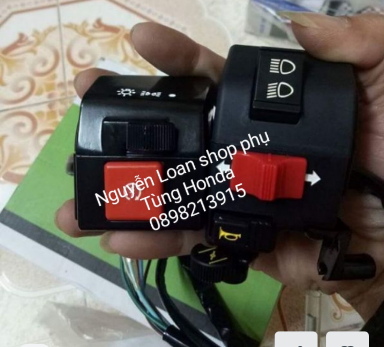 Cụm công tắc super dream zin chính hãng honda