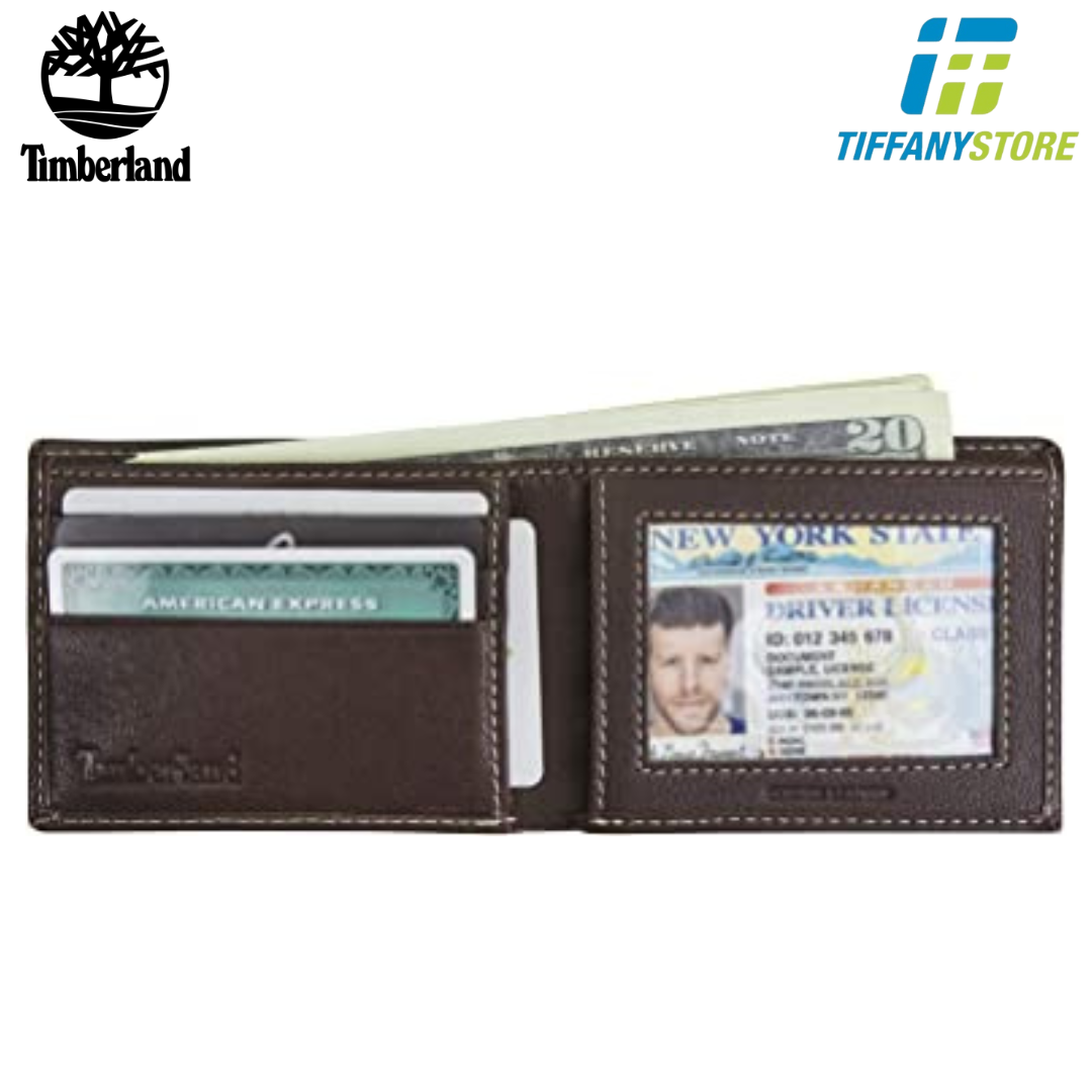 Ví nam Timberland Sportz Quad Leather Passcase Wallet