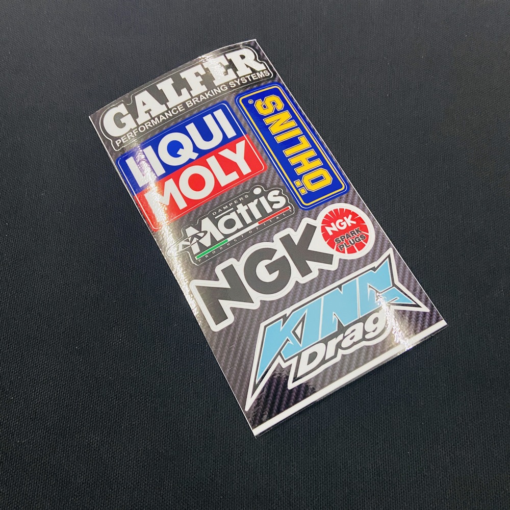 Bộ tem dán xe máy LOGO HUY HIỆU phản quang dán các loại xe máy (mẫu 1)