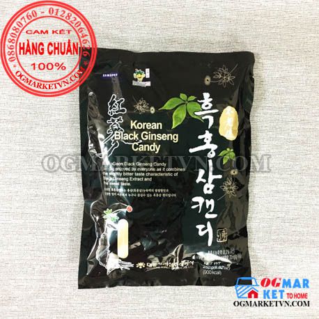 [DATE 2025] Kẹo hắc sâm hàn quốc Daedong 250g- Thượng Hạn
