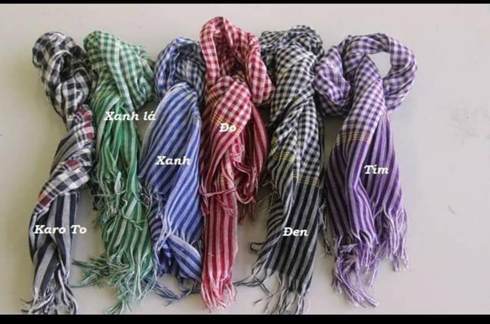 5 chiếc khăn rằn 1m2 ( gồm 5 cái khăn )
