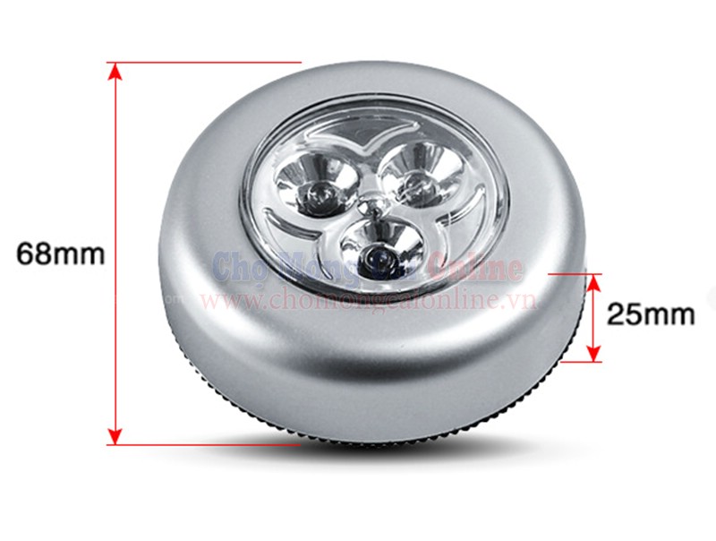 [HCM]Đèn LED dán tường loại 3 bóng