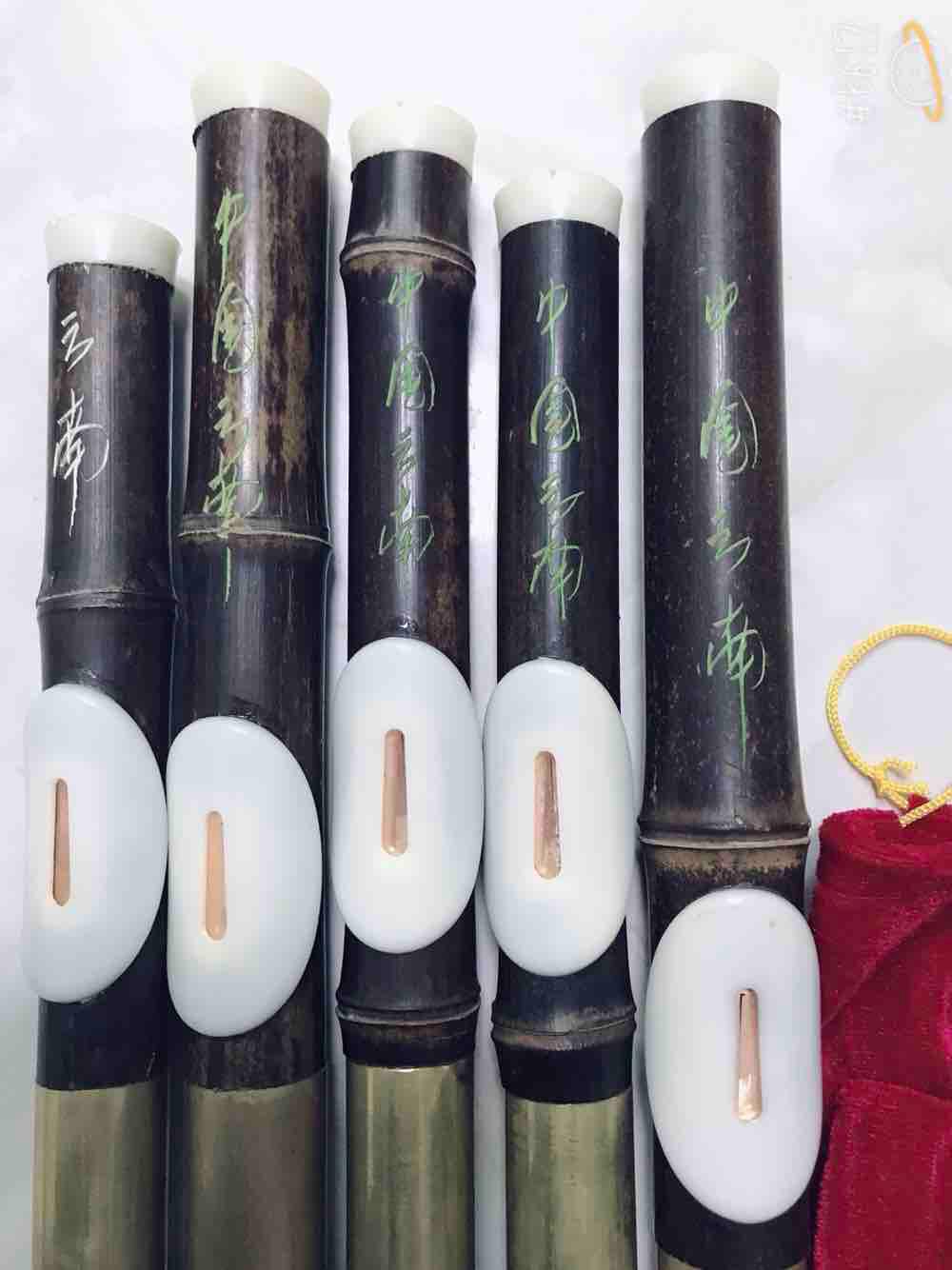 Sáo mèo tàu trúc tím tone đô cao cấp
