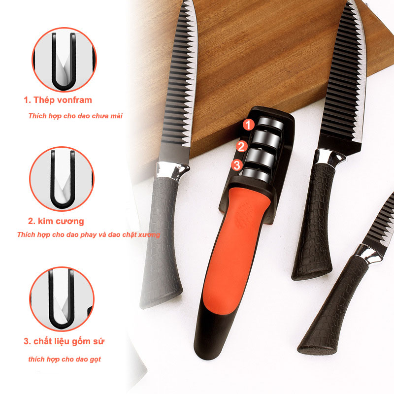 Multi-function knife sharpener, knife sharpening stone Sr 2250