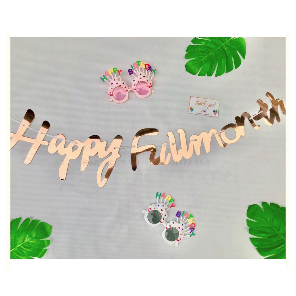 [HCM]Dây treo trang trí Happy Birthday sinh nhật ép kim bé trai - Dây treo siêu nhân người nhện captain bossbaby tàu thuyền xe cộ vũ trụ