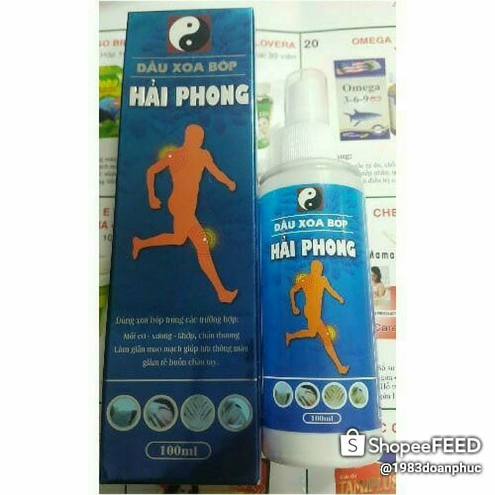 [HCM]DẦU XOA BÓP THẢO DƯỢC HẢI PHONG -100ml