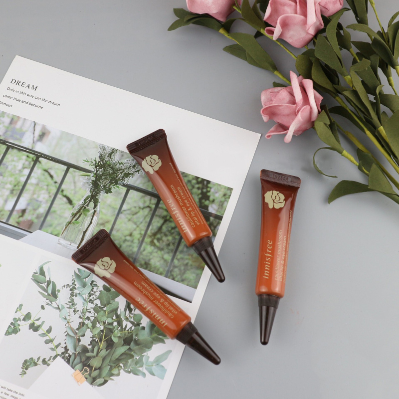 Kem làm mờ thâm mắt môi Innisfree Cauliflower Mushroom Vital Lip & Eye Cream 15ml