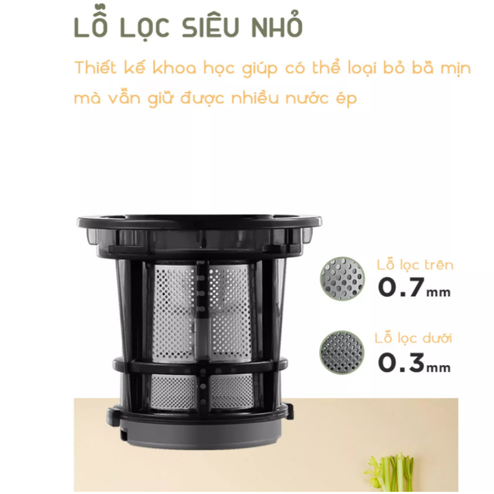 Máy ép trái cây tốc độ chậm cầm tay Mokkom MK-SJ001