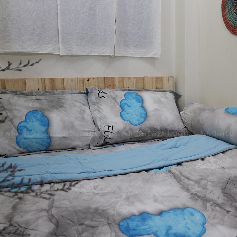 Bộ Ga Gối Cotton Đũi Hàn Quốc - ACD 011