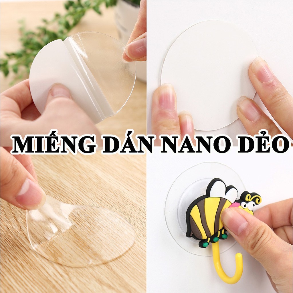 Set 10 Miếng Keo Nano Tròn dán 2 mặt Acylic tròn trong suốt 2cm Siêu Chắc Chống Nước, keo, keo dán nano, keo dán, keo dán tường, keo dán charm, keo dán sticker, keo dán chống nước, keo dán, keo dán mini, keo dán sticker cho bé