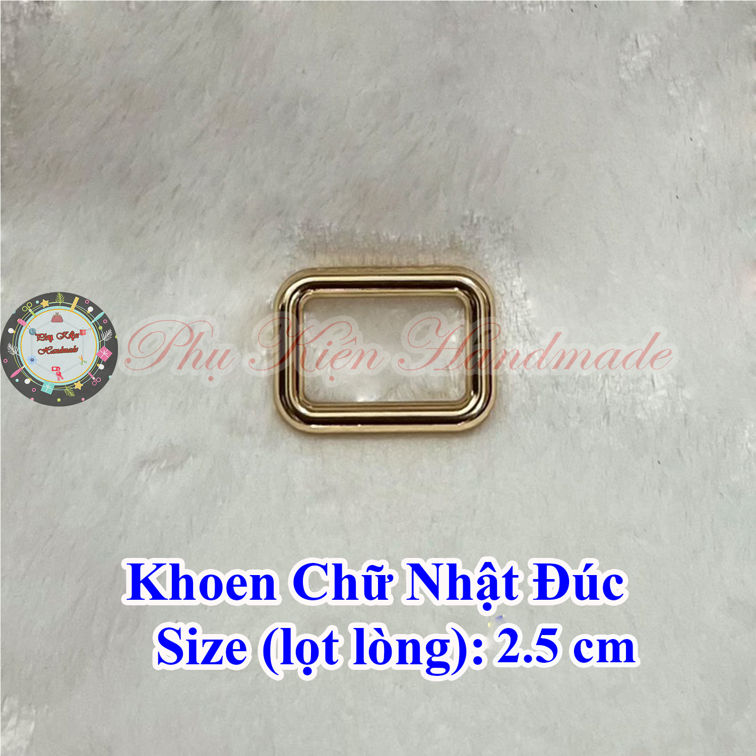 Khoen chữ nhật đúc 1.5cm và 2.5cm lọt lòng