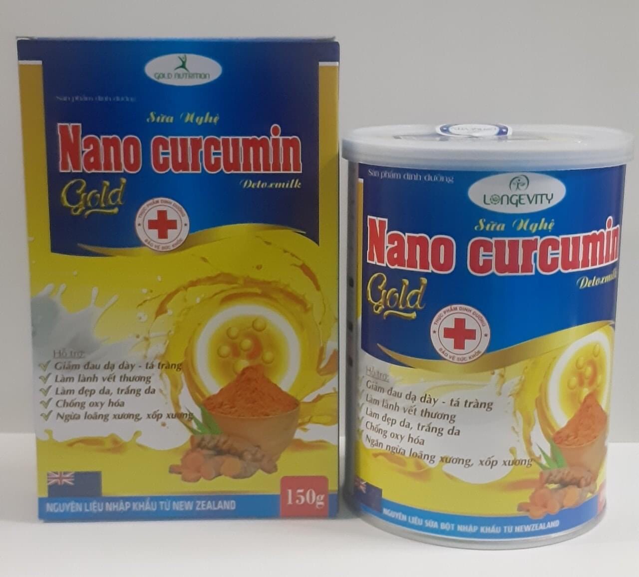 150g sữa nghệ nano curcumin Gold