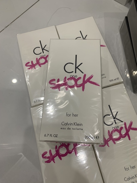 [HCM]Nước hoa nữ ck one shock for her edt 200ml full seal