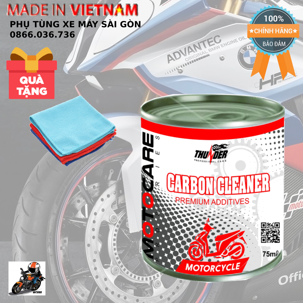 Vệ sinh buồng đốt kim phun Thunder Carbon Cleaner 75ml