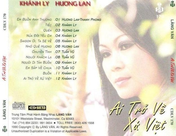 Bộ 4 đĩa cd nhạc khánh Ly 2