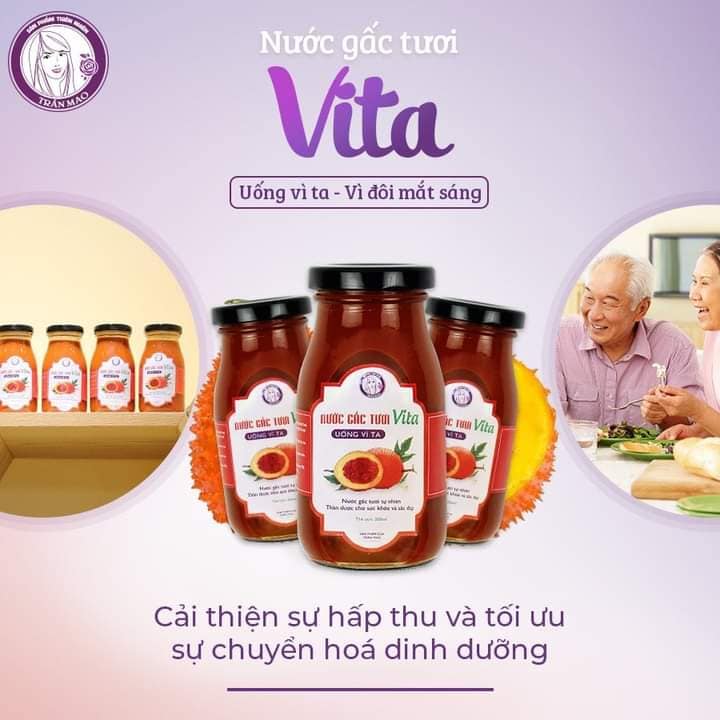 NƯỚC GẤC TƯƠI VITA TRẦN MAO