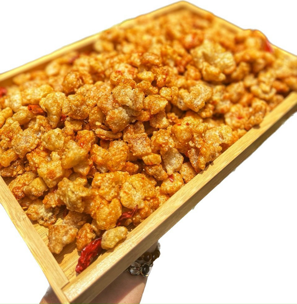 1 KG - Tóp mỡ liền da sốt mắm hành đậm đà