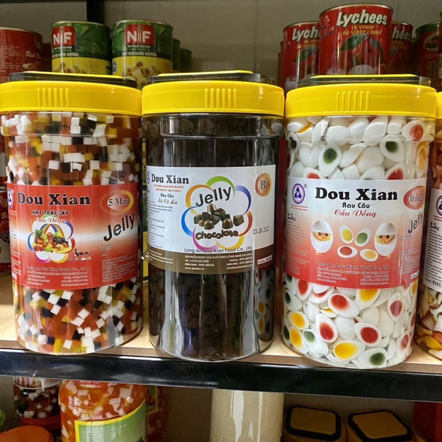 Thạch Rau Câu Douxian (Hàng Huy) 2.5Kg Có Đủ Mùi