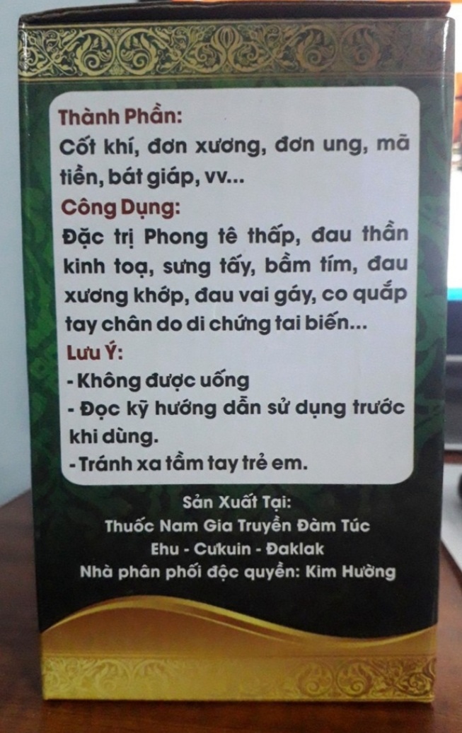 [HCM]Xoa bóp Thảo Mộc Nam- 500ml.