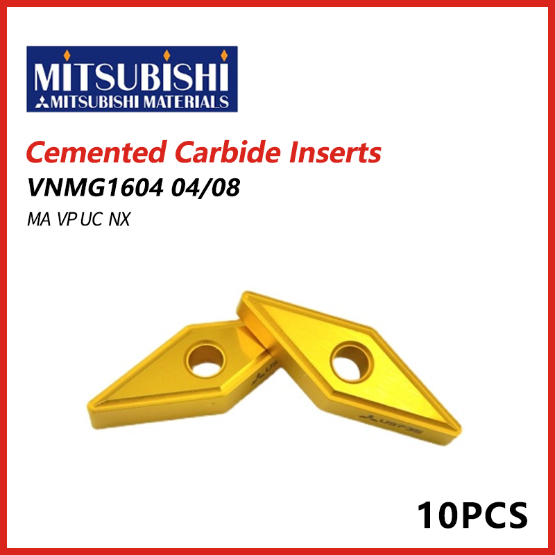Mitsubishi Cemented Carbide Inserts VNMG 04/08 MA VP UC NX
