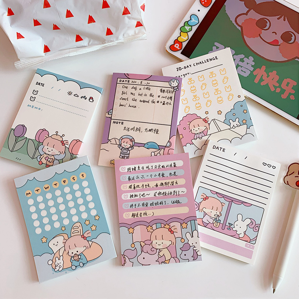 [Có sẵn] Giấy note - sticky note màu pastel xinh xắn