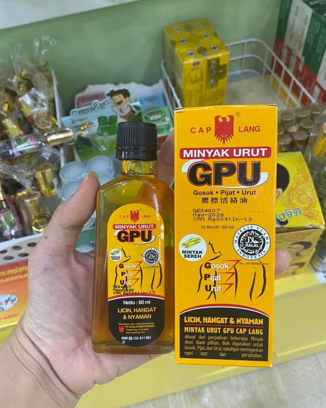 Dầu nóng Gừng GPU Indonesia
