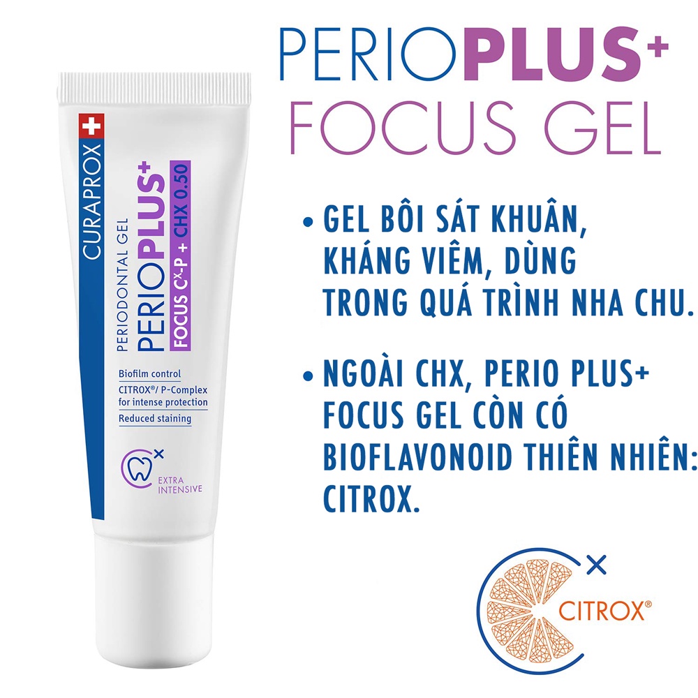 Nước súc miệng sát khuẩn Curaprox Perio Plus 200ml