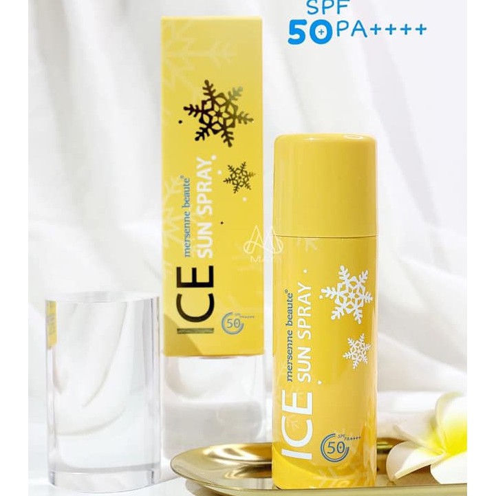 Xịt Chống Nắng Ice Sun Spray Mersenne Beaute 100ml