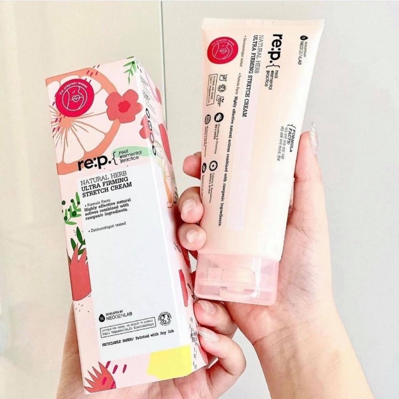 Kem dưỡng ngăn ngừa và giảm rạn da Rep Re:p natural herb ultra firming stretch cream