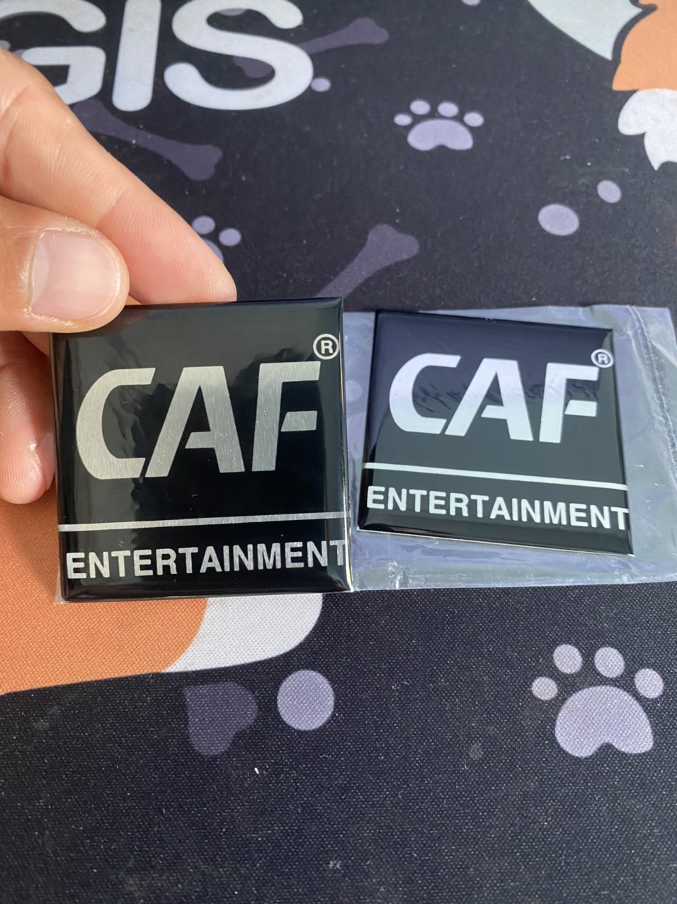 Tem Loa CAF Dán Thùng Loa Vuông 5cm ( giá 2 tem )