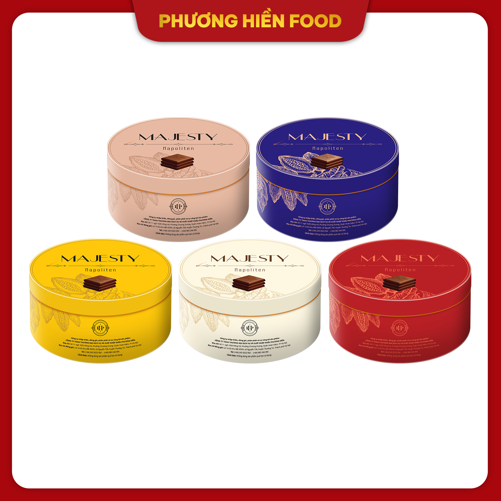 Socola Thổ Nhĩ Kì Majesty hộp sắt 165g