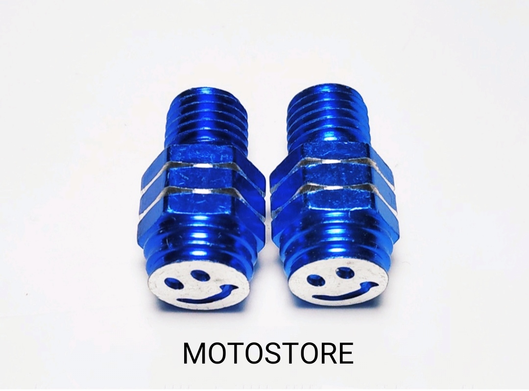 Ốc Chân Gương Xe Máy Hình Mặt Cười (giá 1 Đôi)
