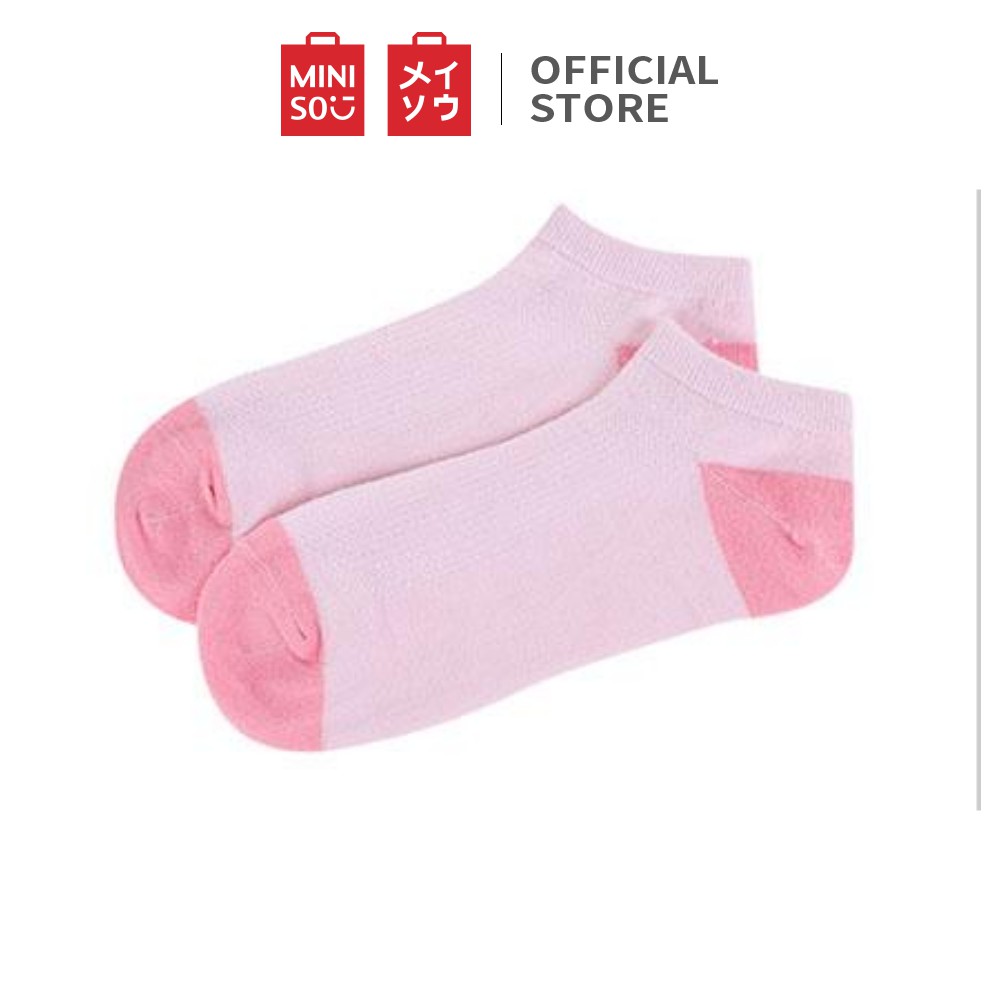 Vớ ngắn nữ 3 đôi Miniso - Hàng chính hãng
