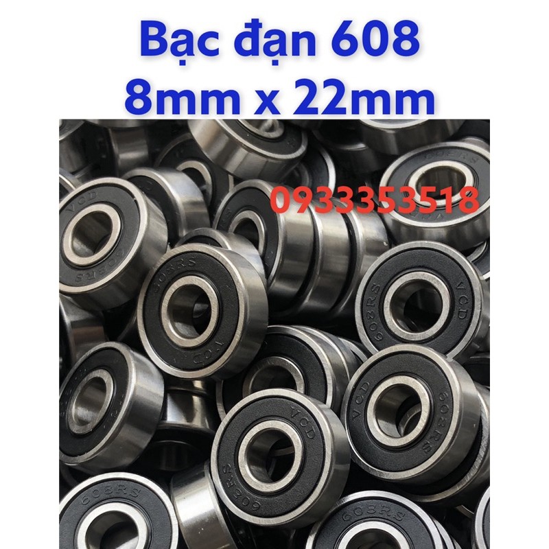 [HCM]Bạc đạn ( vòng bi ) 608 2rs 8x22x7