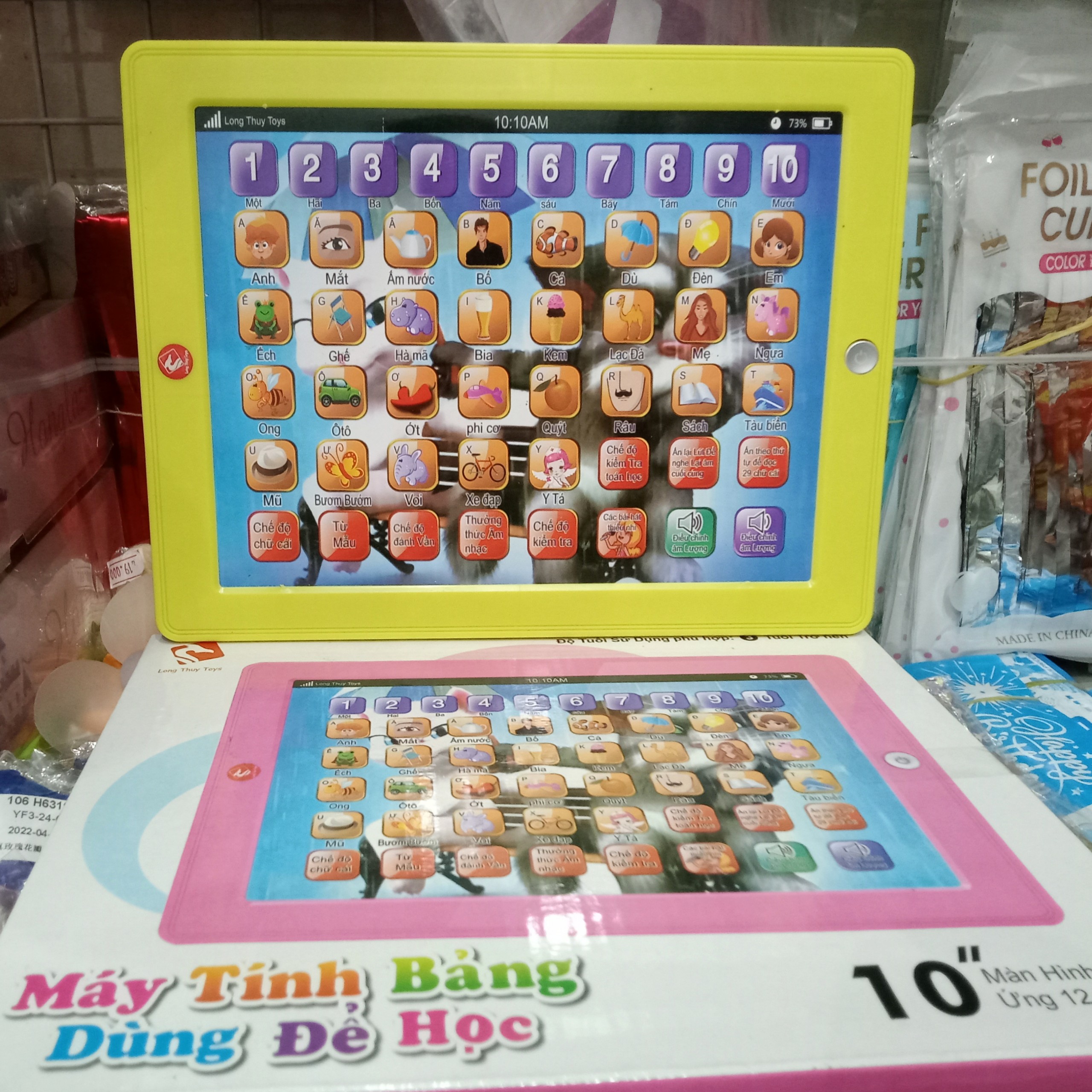 [HCM]Máy tính bảng thông minh trẻ em học tập chữ số phép tính và đánh vần - BẢO HÀNH 6 THÁNG - Diệp Linh
