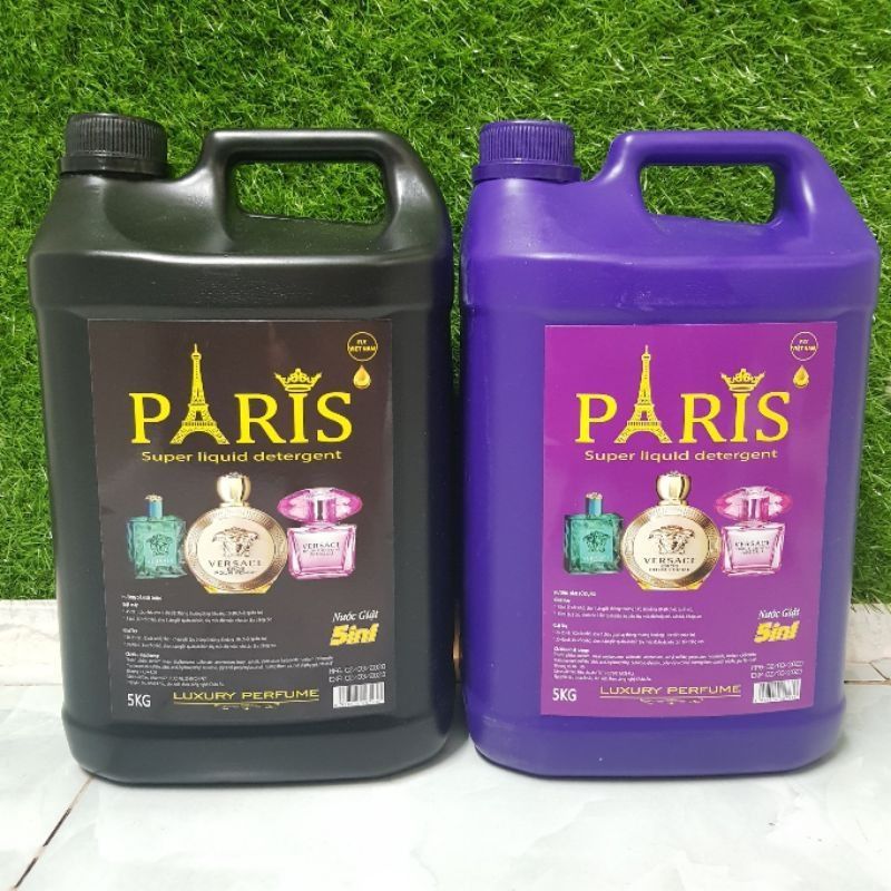 Nước giặt Paris 5 lít thơm lâu - giao màu ngẩu nhiên