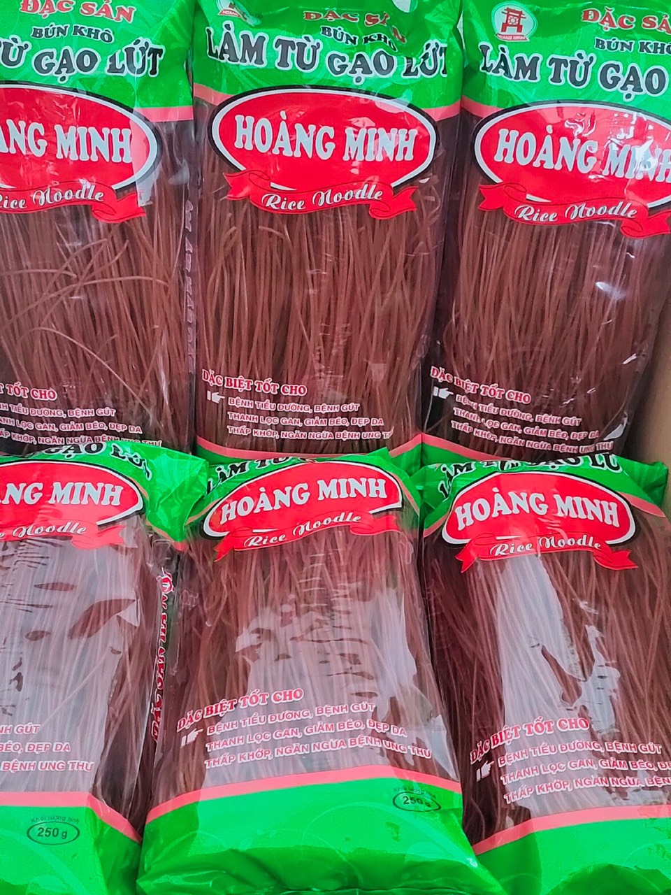 Bún gạo lứt Hoàng Minh siêu ngon (250g)