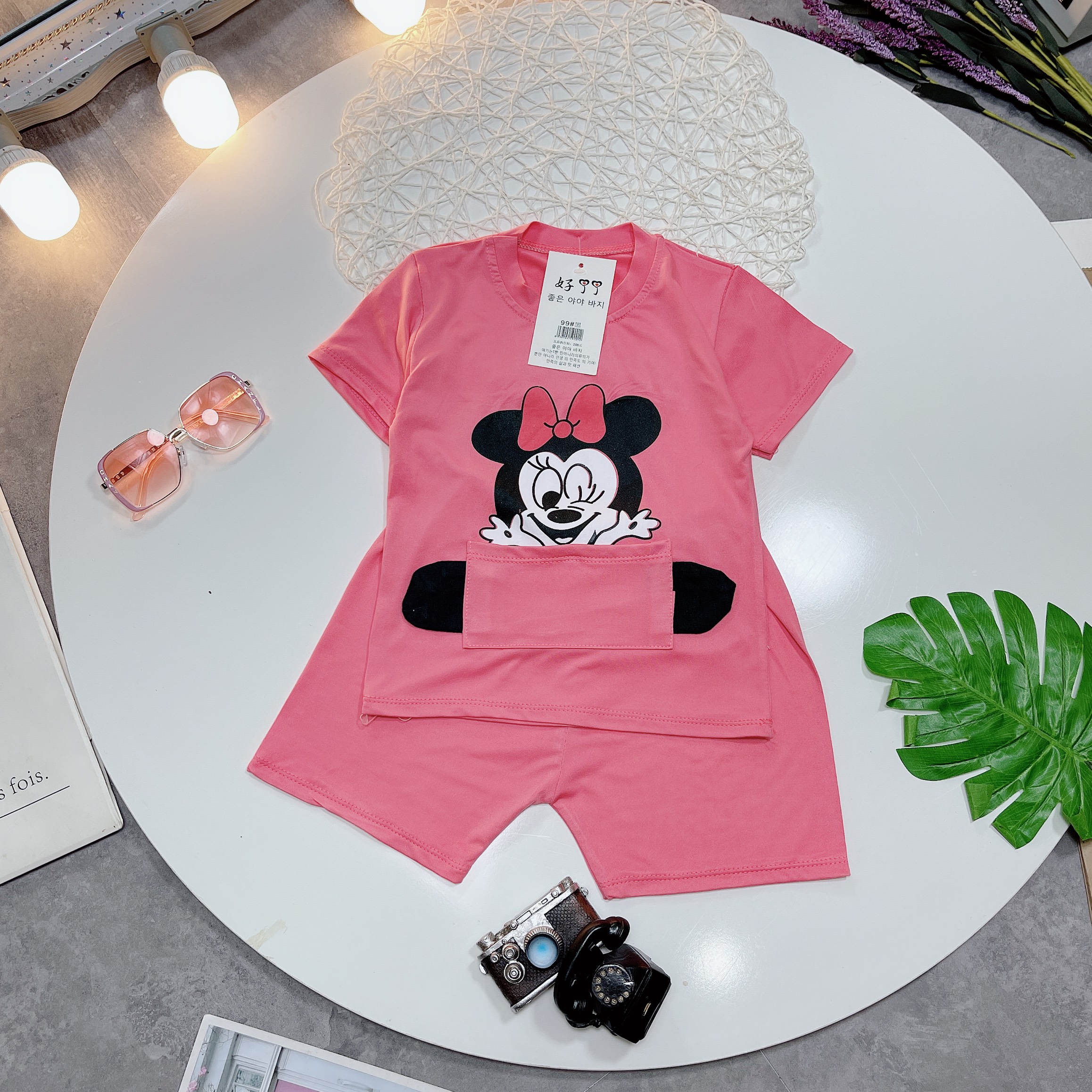 Bộ coton co giãn 4 chiều(có túi bụng) cuổho bé trai, bé gái(0-5 tuổi)