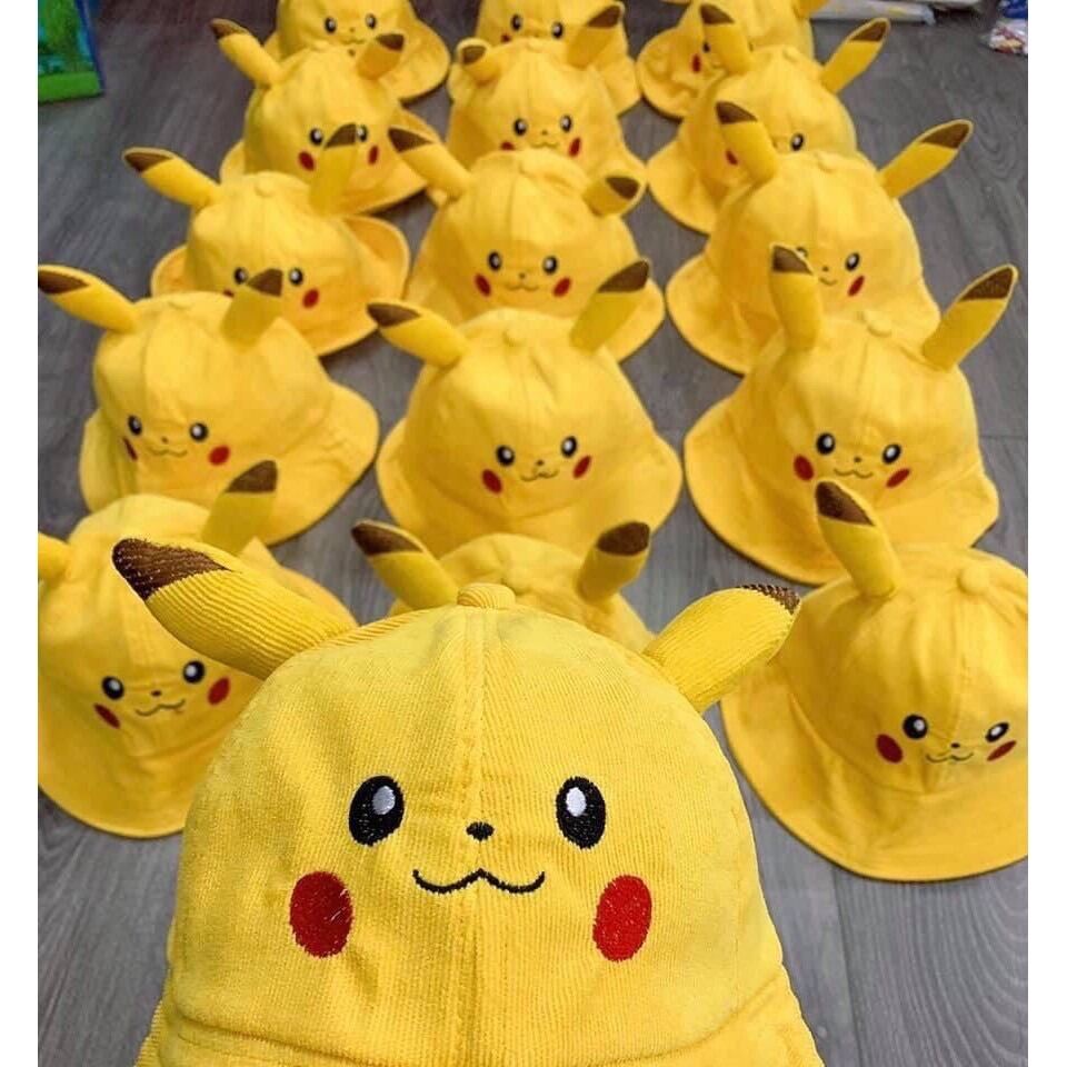 Nón Vành Pikachu Dể Thương Cho Bé 1T Đến 5t