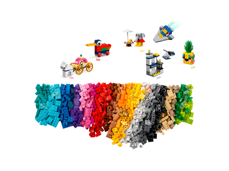 [HAPPY BRICKS] LEGO  CLASSIC - 11021 - HỘP GẠCH CLASSIC SÁNG TẠO PHIÊN BẢN 90 NĂM